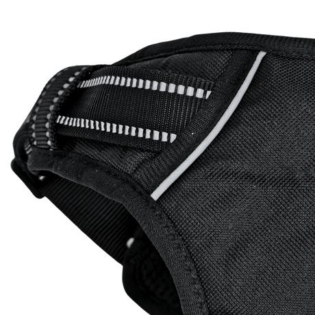 Frenkiez reflective basic dog harness Black hondentuig > honden harnas > Y tuigen Small