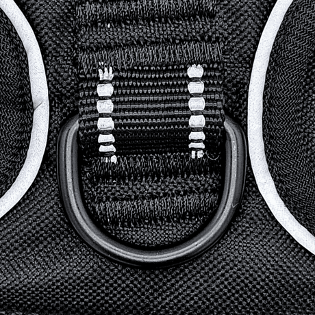 Frenkiez reflective basic dog harness Black hondentuig > honden harnas > Y tuigen Small