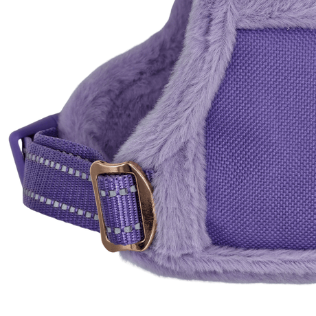 Frenkiez Teddy reflective Y tuig no pull dogharness Luxury Lila hondentuig > honden harnas > Y tuigen X - Small