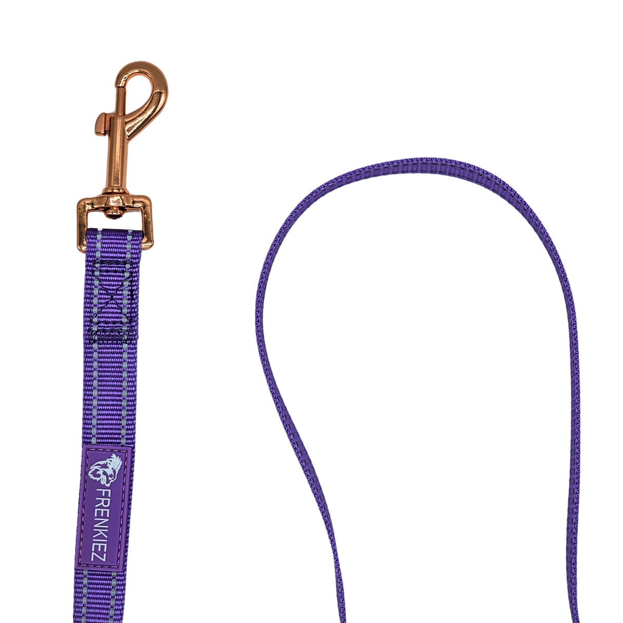 Frenkiez reflective  dog leash  Luxury Lila - Premium hondenriem > hondenlijn from Frenkiez - Just €14.99! Shop now at Frenkiezdogshop