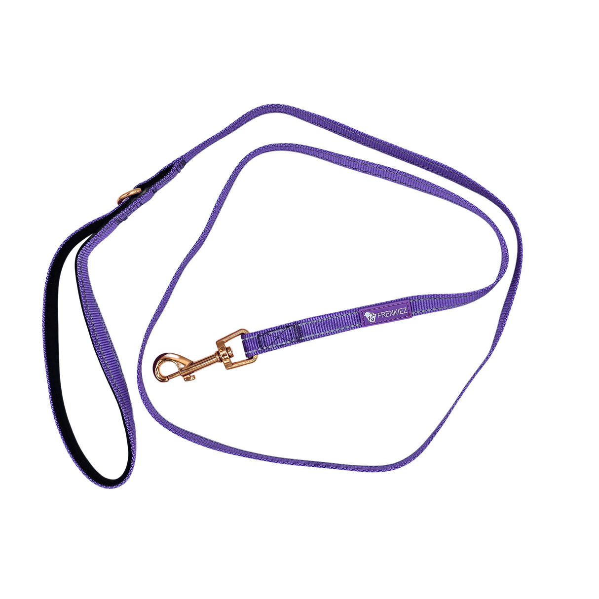 Frenkiez reflective  dog leash  Luxury Lila - Premium hondenriem > hondenlijn from Frenkiez - Just €14.99! Shop now at Frenkiezdogshop