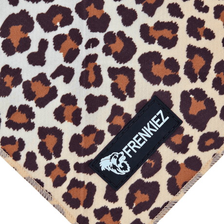 Frenkiez Cooling Bandana Brown Leopard Hondenkleding > bandana Small