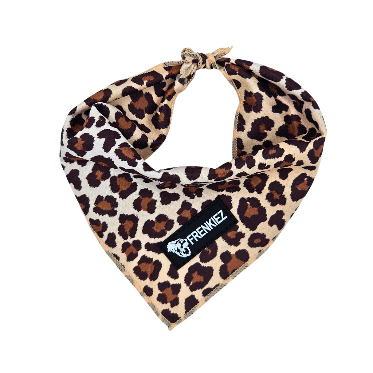 Frenkiez Cooling Bandana Brown Leopard - Premium Hondenkleding > bandana from Frenkiez - Just €9.99! Shop now at Frenkiezdogshop