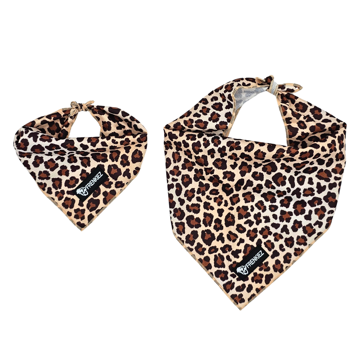 Frenkiez Cooling Bandana Brown Leopard - Premium Hondenkleding > bandana from Frenkiez - Just €9.99! Shop now at Frenkiezdogshop