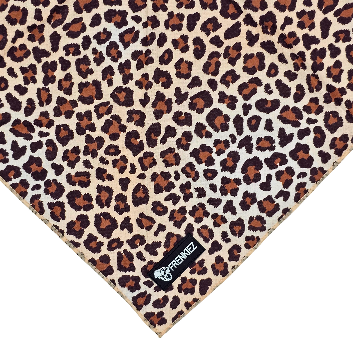 Frenkiez Cooling Bandana Brown Leopard - Premium Hondenkleding > bandana from Frenkiez - Just €9.99! Shop now at Frenkiezdogshop