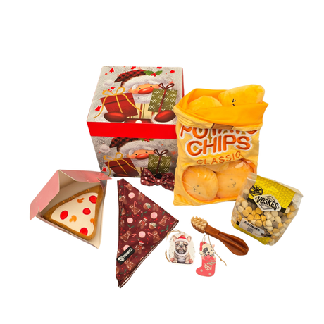 Frenkiez Christmas Giftbox NEW Brown edition Hondencadeau > Kerstcadeau Small dogs