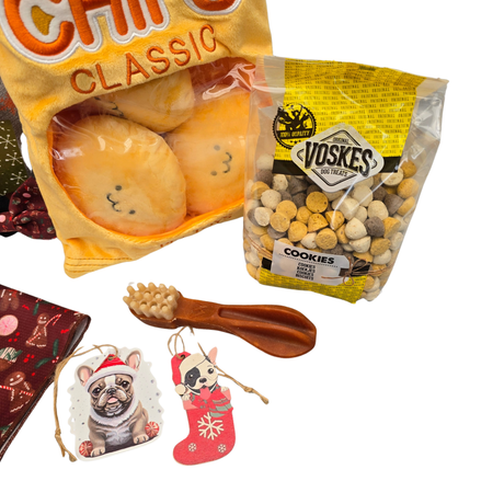 Frenkiez Christmas Giftbox NEW Brown edition Hondencadeau > Kerstcadeau Small dogs