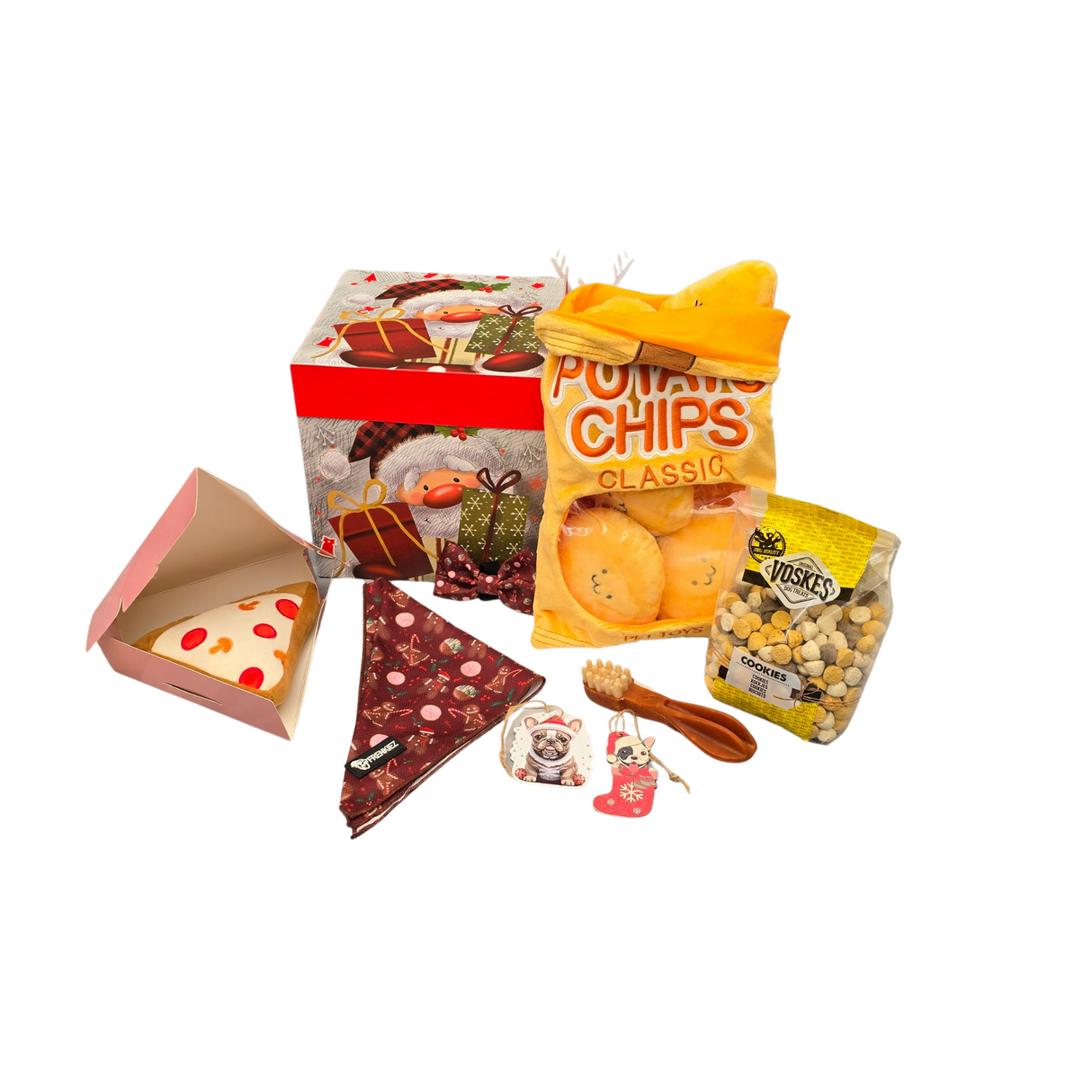 Frenkiez Christmas Giftbox NEW Brown edition - Premium Hondencadeau > Kerstcadeau from Frenkiez - Just €24.99! Shop now at Frenkiezdogshop