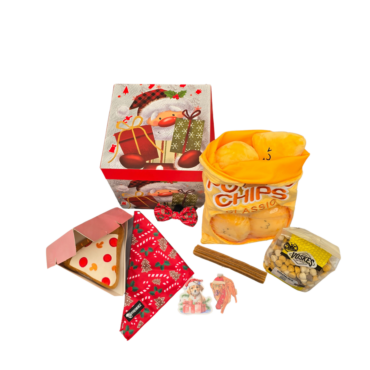 Frenkiez Christmas Giftbox NEW  Red edition - Premium Hondencadeau > Kerstcadeau from Frenkiez - Just €24.99! Shop now at Frenkiezdogshop