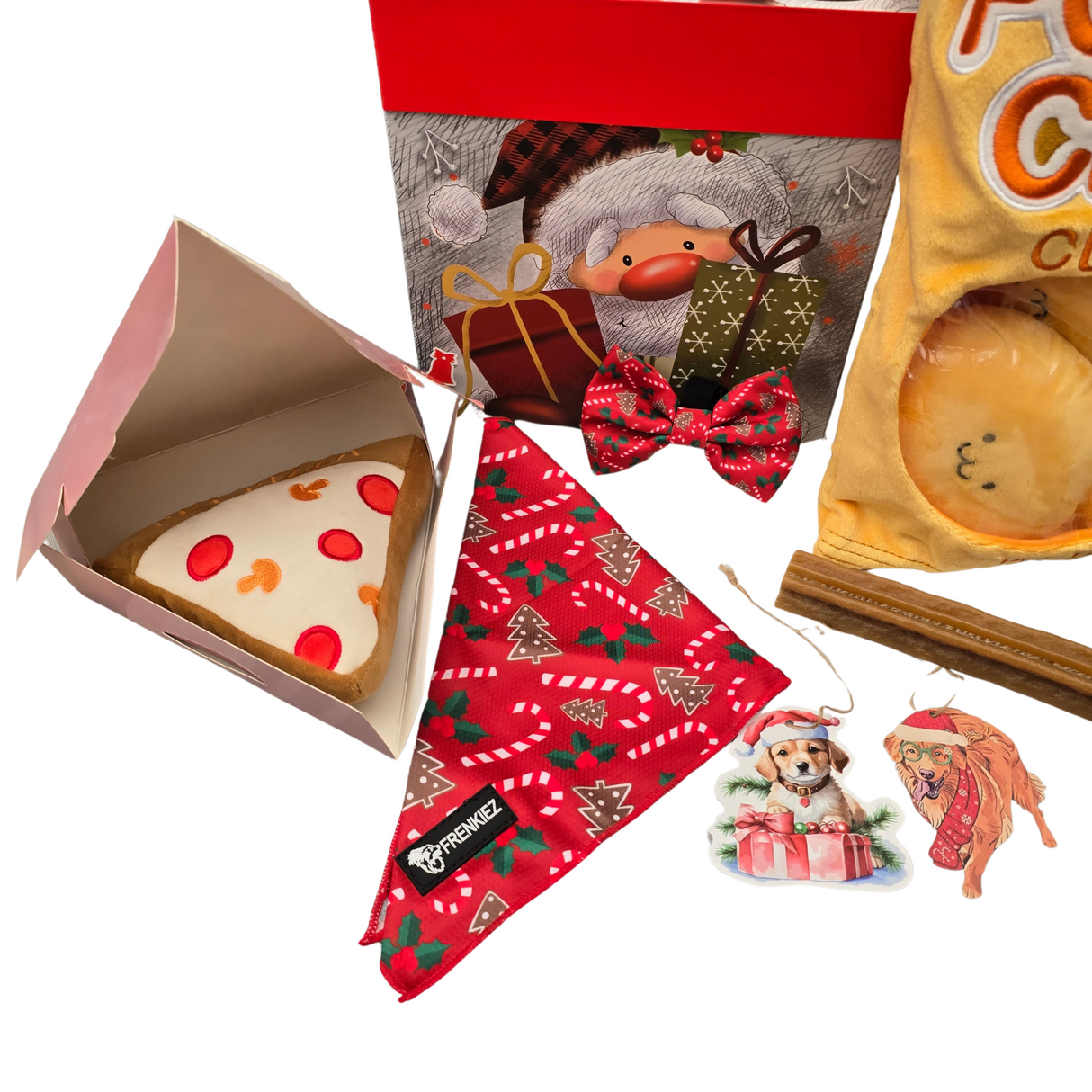 Frenkiez Christmas Giftbox NEW  Red edition - Premium Hondencadeau > Kerstcadeau from Frenkiez - Just €24.99! Shop now at Frenkiezdogshop