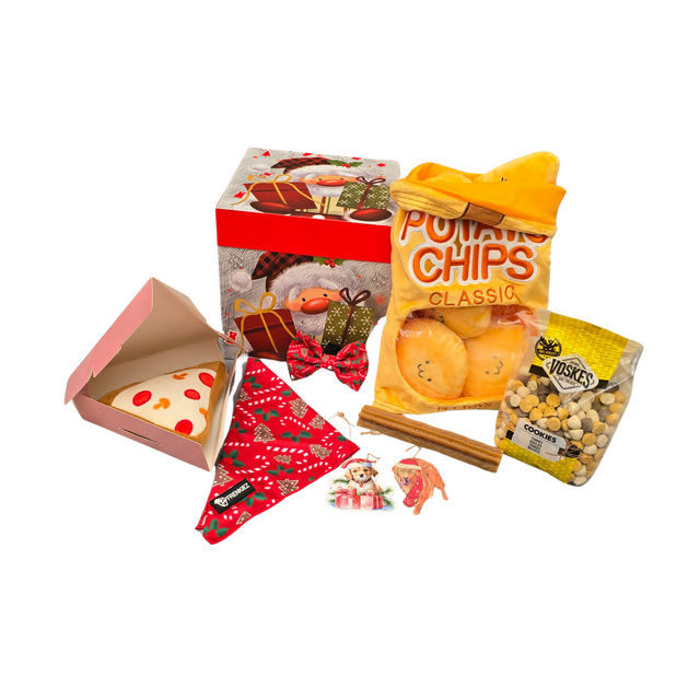 Frenkiez Christmas Giftbox NEW  Red edition - Premium Hondencadeau > Kerstcadeau from Frenkiez - Just €24.99! Shop now at Frenkiezdogshop