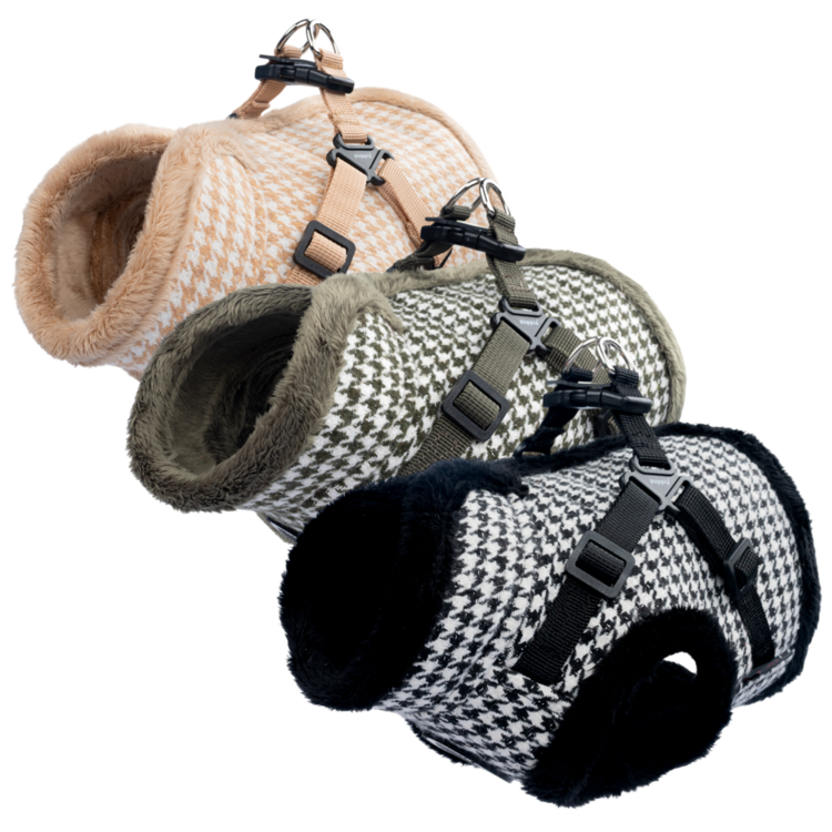 Puppia Chic Hound Vest Harness – Model V Beige