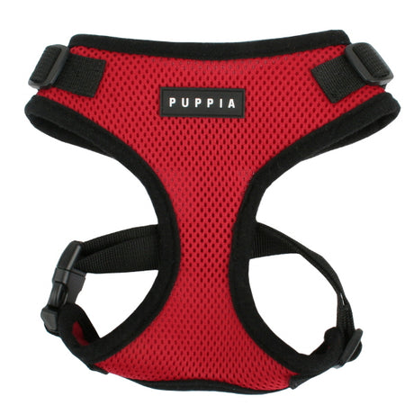 Puppia Soft Harness Ritefit Red - Premium hondentuig > honden harnas from Puppia - Just €19.99! Shop now at Frenkiezdogshop