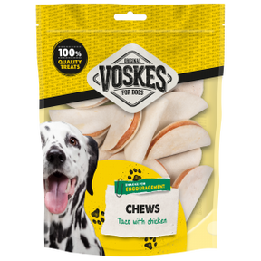 Voskes kauw snack taco met kip 400gr - Premium Hondensnoep > hondensnack from Voskes - Just €12.99! Shop now at Frenkiezdogshop