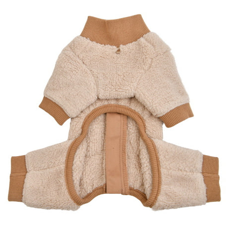 Puppia Titus Onesie beige - Premium Hondenkleding > Hondenpyjama from Puppia - Just €69.99! Shop now at Frenkiezdogshop