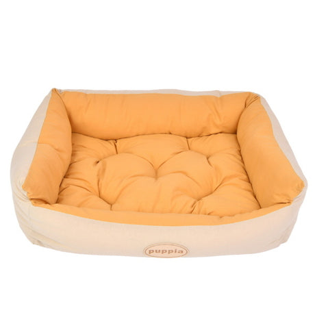 Puppia mandje Coco Square Beige - Premium hondenmand > hondenbed from Puppia - Just €61.99! Shop now at Frenkiezdogshop