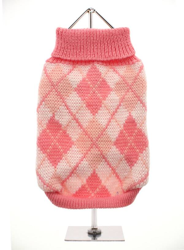 Urban Pup Pink Argyle Sweater - Premium Hondenkleding > Hondentrui from Urban Pup - Just €24.99! Shop now at Frenkiezdogshop