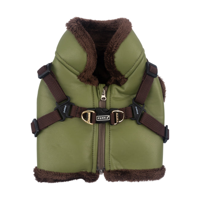 Puppia Wynter Vest Harness – Model V Olive