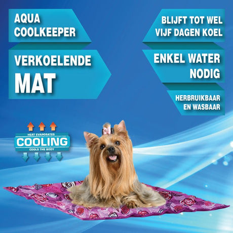 Animal Gear Aqua Coolkeeper Cooling Mat cooling > koelmat 05 S 40 cm x 30 cm, Kleur: Pacific Blue