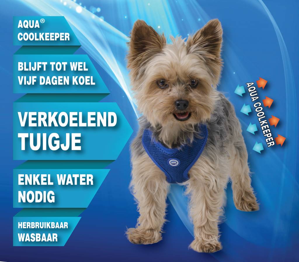 Aqua Cool Keeper RoundLoop Tuigje - Premium cooling > koelvest from Doxtasy/Animal Gear - Just €17.99! Shop now at Frenkiezdogshop