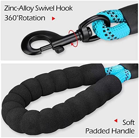 Frenkiez reflective dog leash blue - Premium hondenriem > hondenlijn from Frenkiez - Just €16.99! Shop now at Frenkiezdogshop