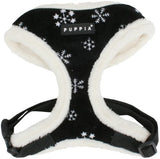 Puppia Snowflake Harness model A black - Premium hondentuig > honden harnas from Puppia - Just €19.99! Shop now at Frenkiezdogshop