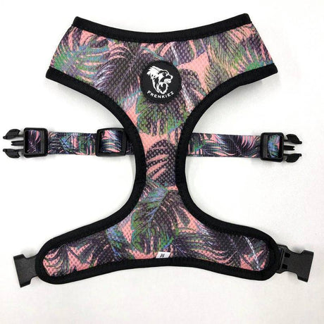 Frenkiez Reversible Harness Maki Flower hondentuig > honden harnas > model A X - Small
