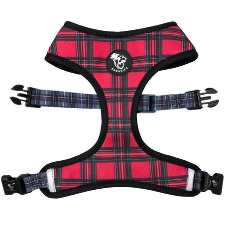 Frenkiez Reversible Harness BarkBerry red - Premium hondentuig > honden harnas from Frenkiez - Just €12.99! Shop now at Frenkiezdogshop