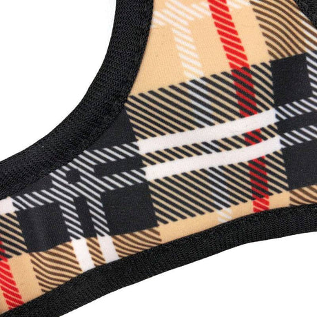 Frenkiez Reversible Harness BarkBerry Beige hondentuig > honden harnas > model A X - Small