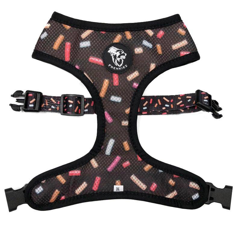 Frenkiez Reversible Harness Coffee Sprinkles - Premium hondentuig > honden harnas from Frenkiez - Just €10! Shop now at Frenkiezdogshop