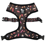 Frenkiez Reversible Harness Coffee Sprinkles - Premium hondentuig > honden harnas from Frenkiez - Just €10! Shop now at Frenkiezdogshop