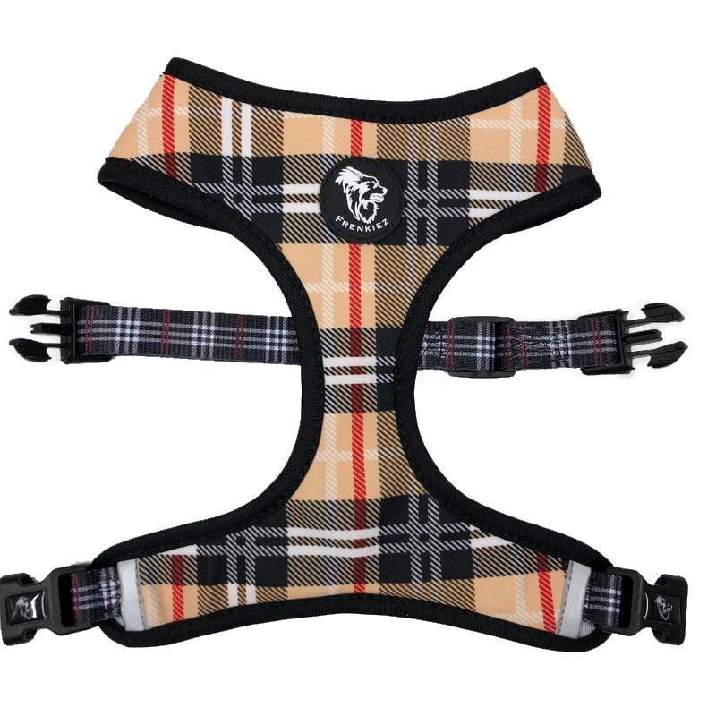 Frenkiez Reversible Harness BarkBerry Beige - Premium hondentuig > honden harnas from Frenkiez - Just €12.99! Shop now at Frenkiezdogshop