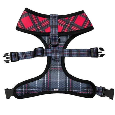 Frenkiez Reversible Harness BarkBerry red hondentuig > honden harnas > model A X - Small