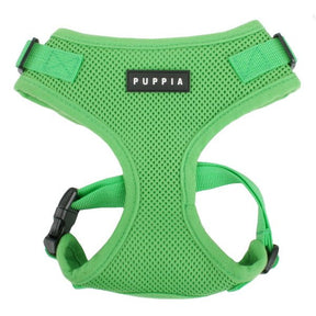 Puppia Soft Harness Ritefit Green hondentuig > honden harnas > model A Small