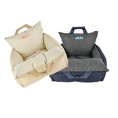 Puppia Olchi Carseat Carrier Navy Autostoel > hondenstoel Standaard/One Size