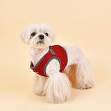 Puppia Soft Vest Harness II model B wine - Premium hondentuig > honden harnas from Puppia - Just €19.99! Shop now at Frenkiezdogshop