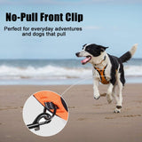 Frenkiez reflective no pull dog harness orange - Premium hondentuig > honden harnas from Frenkiez - Just €19.99! Shop now at Frenkiezdogshop