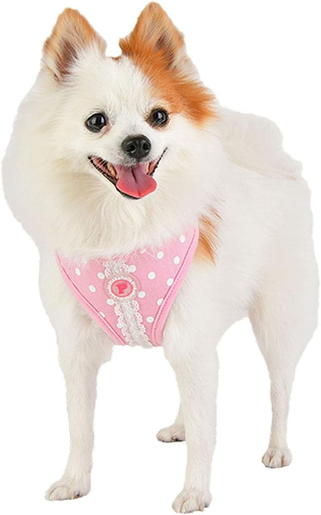 Pinkaholic Lana Harness pink ( L ) hondentuig > honden harnas > model A Small