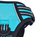 Frenkiez reflective Y tuig no pull dogharness Tiffany Blue - Premium hondentuig > honden harnas from Frenkiez - Just €34.99! Shop now at Frenkiezdogshop