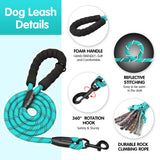 Frenkiez reflective dog leash Mint Blue - Premium hondenriem > hondenlijn from Frenkiez - Just €18.99! Shop now at Frenkiezdogshop