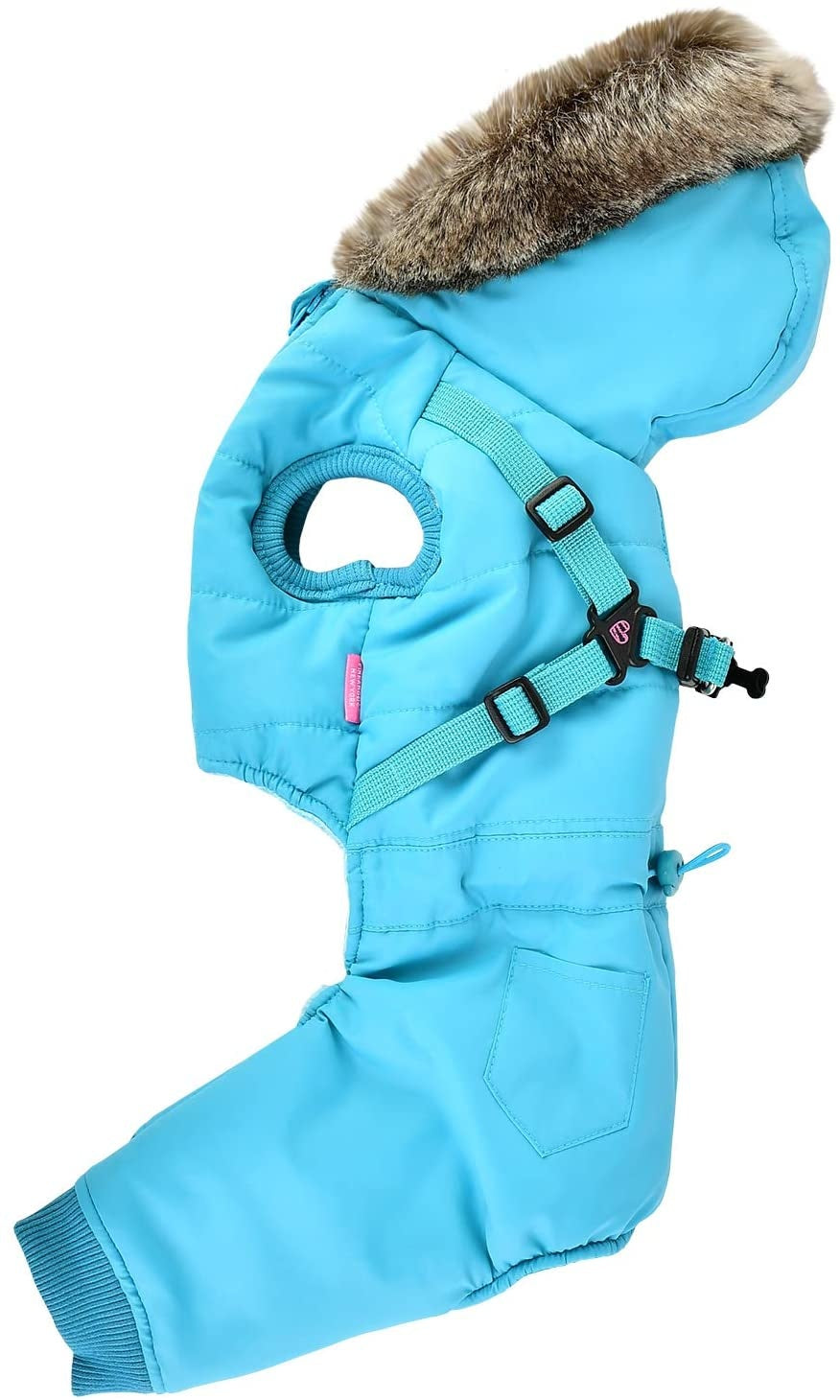 Pinkaholic Evelyn Jacket Harness Aqua - Premium Hondenkleding > hondenjas from Pinkaholic - Just €55.99! Shop now at Frenkiezdogshop