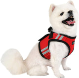 Puppia Soft Vest Harness PRO model B Red - Premium hondentuig > honden harnas from Puppia - Just €23.99! Shop now at Frenkiezdogshop