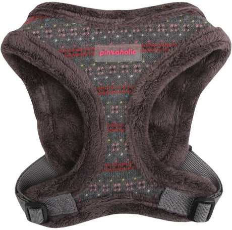 Pinkaholic Twilight Snugfit Harness Grey hondentuig > honden harnas > overige modellen Small