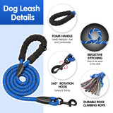 Frenkiez reflective dog leash Royal Blue - Premium hondenriem > hondenlijn from Frenkiez - Just €18.99! Shop now at Frenkiezdogshop