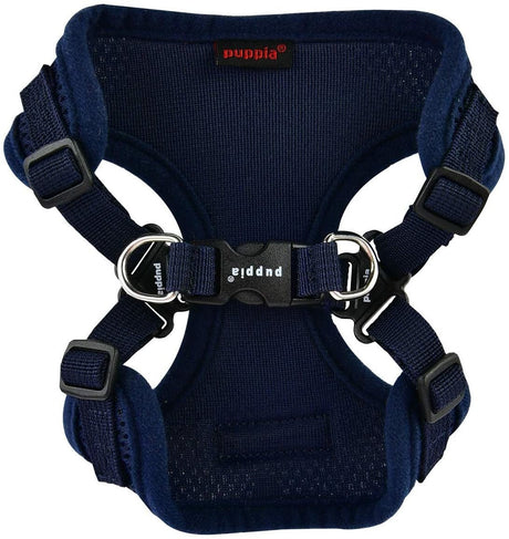 Puppia Soft Harness model C Navy hondentuig > honden harnas > model C Small