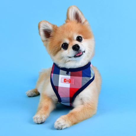 Puppia Quinn Harness model A Navy ( S & XL ) hondentuig > honden harnas > model A Small