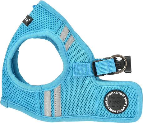 Puppia Soft Vest Harness PRO model B Skyblue hondentuig > honden harnas > model B Small