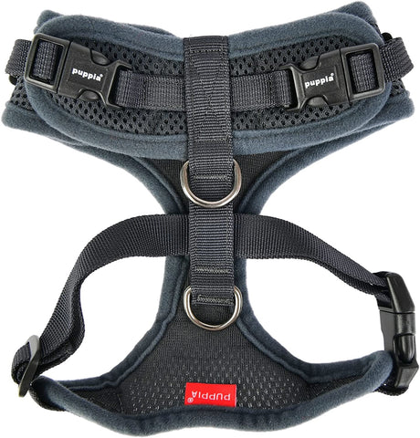 Puppia Soft Harness Ritefit Grey - Premium hondentuig > honden harnas from Puppia - Just €19.99! Shop now at Frenkiezdogshop