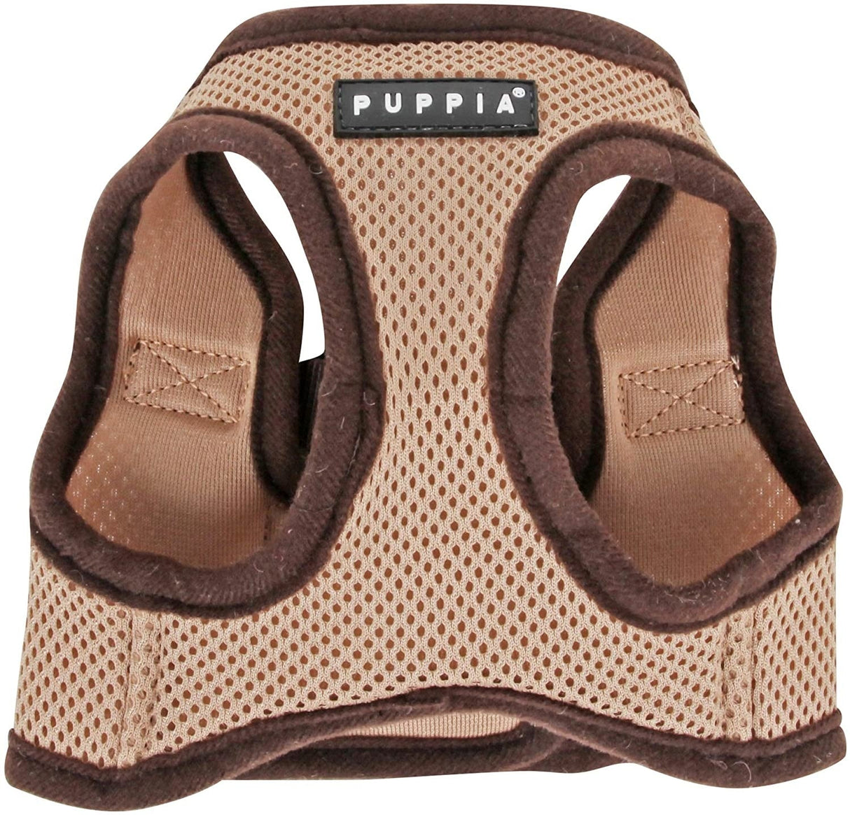 Puppia Soft Vest Harness model B beige - Premium hondentuig > honden harnas from Puppia - Just €18.99! Shop now at Frenkiezdogshop