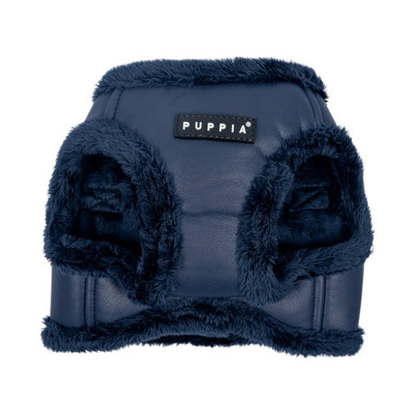 Puppia Wynter Vest Harness B Navy hondentuig > honden harnas > model B Small